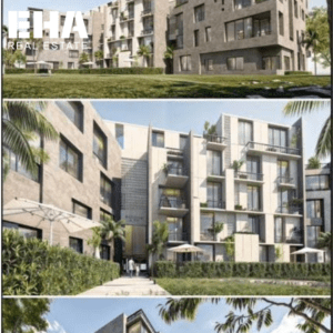 تصميم 3D خارجي حديث للكمبوند – The Ark Development – Rafts New Zayed
